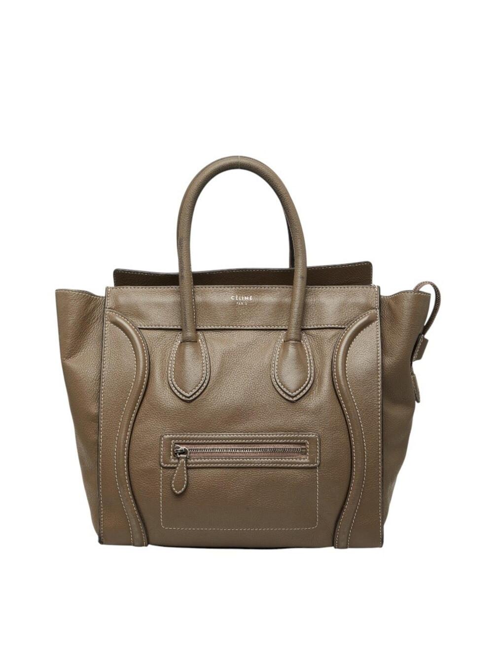Celine Luggage Bag Grainy Leather Mini #273981C91B